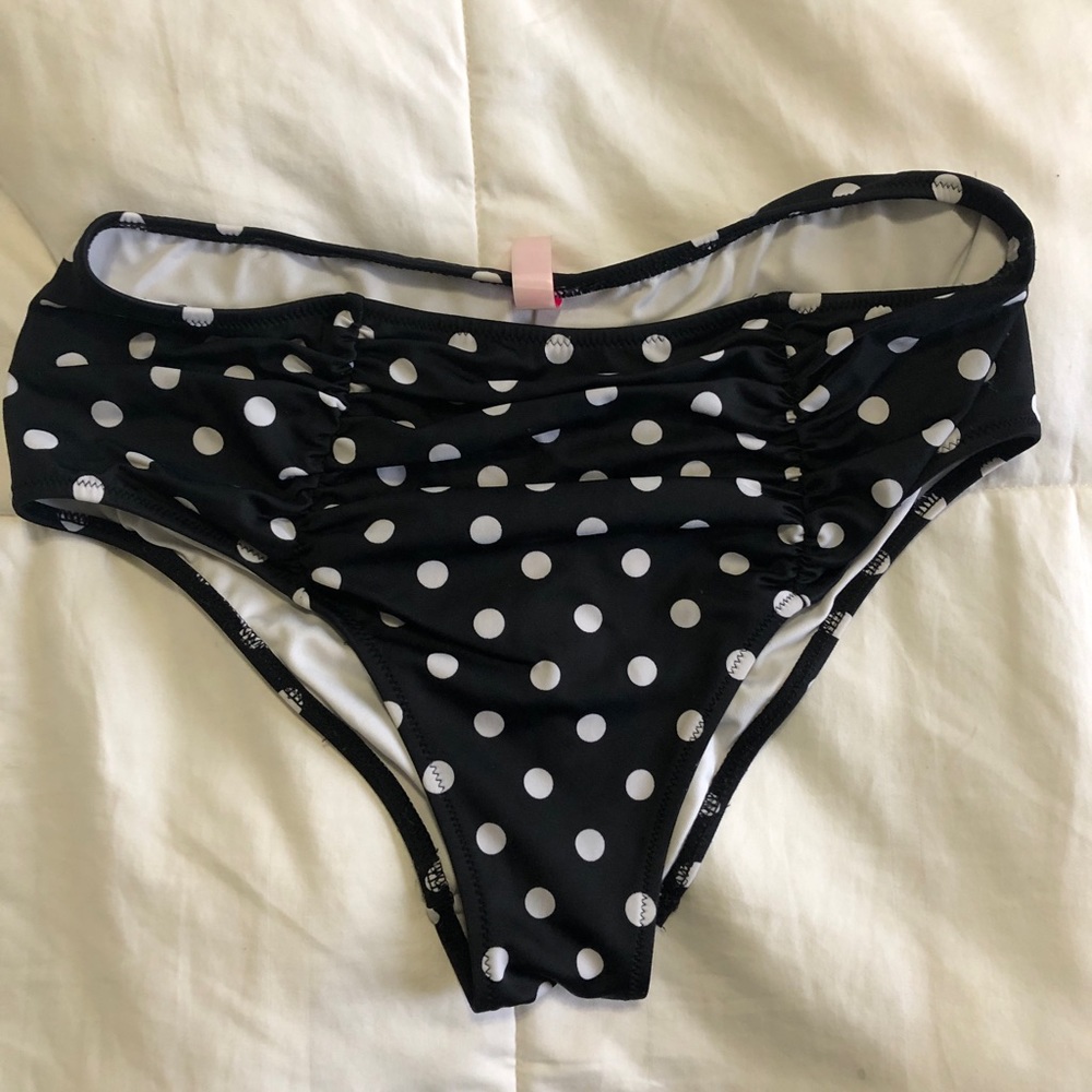 Victoria Secret Polka Dot High Waisted Bikini Bottoms